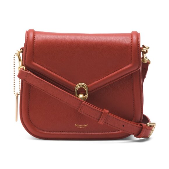 MONCRIEF LONDON Leather Small Crossbody - Picture 1 of 4